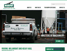 Tablet Screenshot of murphyrigging.com